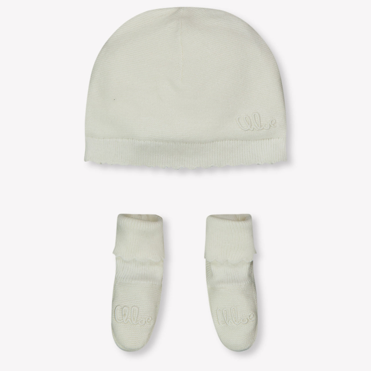 Chloe Baby Meisjes Muts In Off White