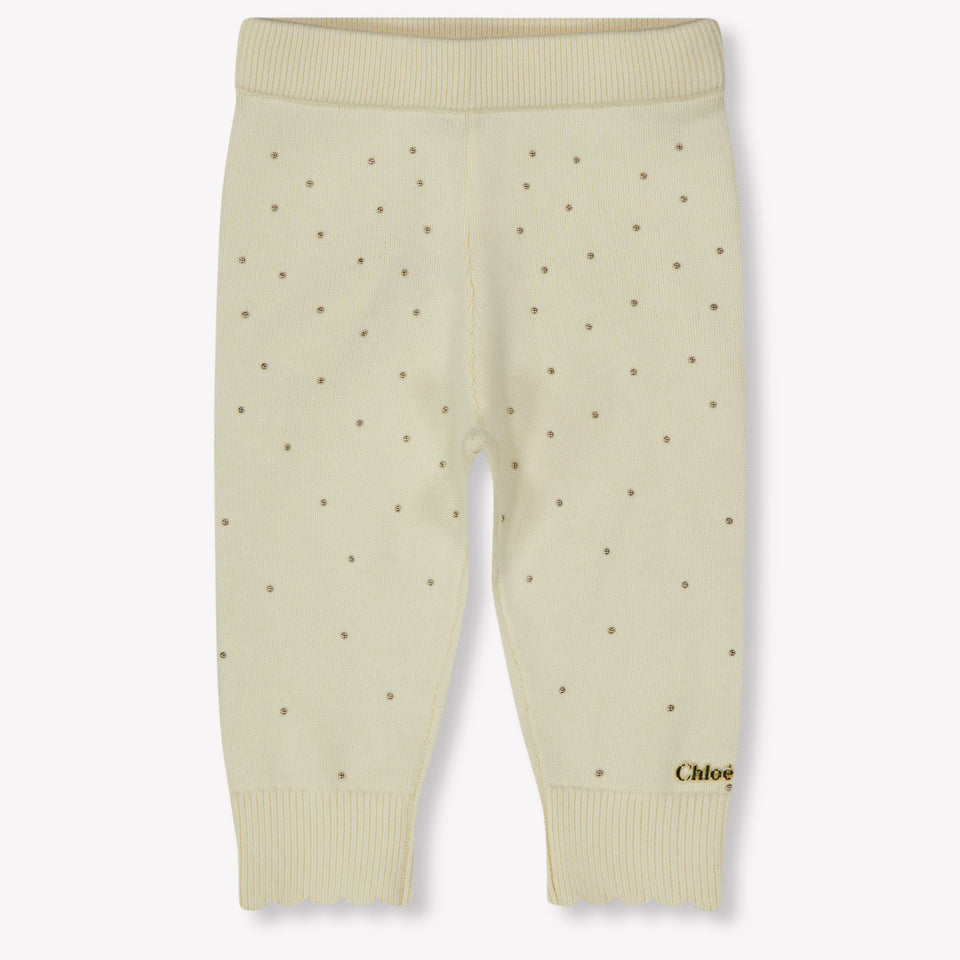 Chloe Baby Meisjes Broek In Off White