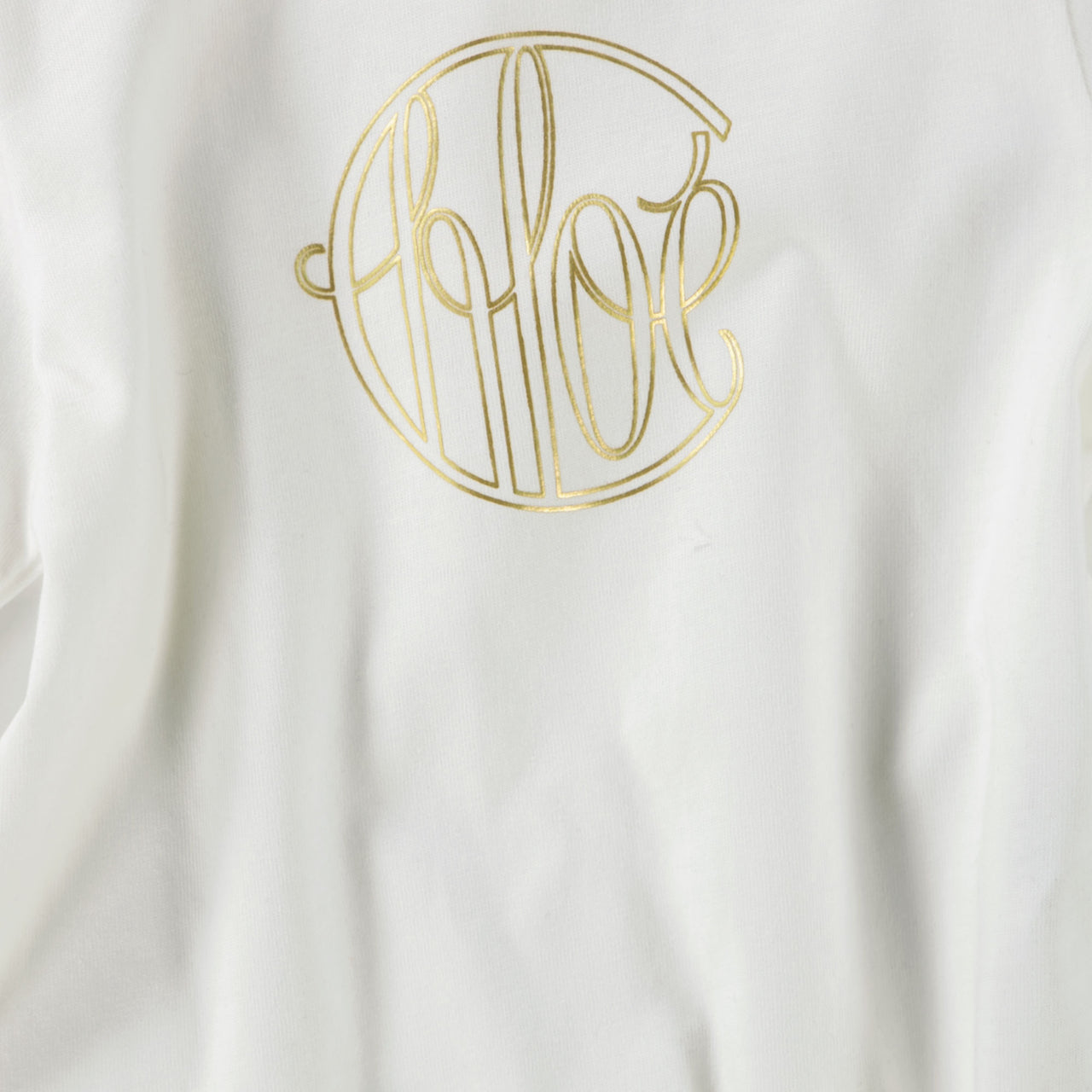 Chloe Baby Meisjes T-Shirt In Off White