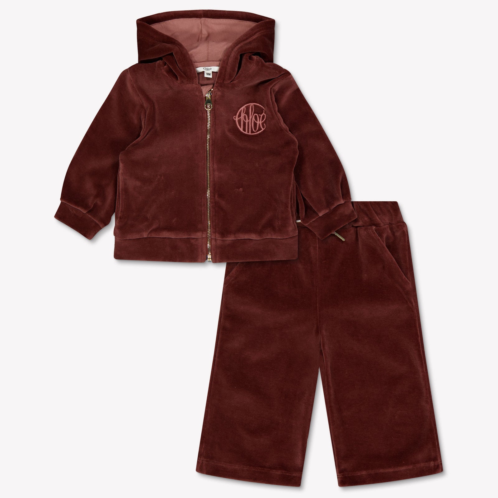 Chloe Baby Meisjes Joggingpak In Bordeaux