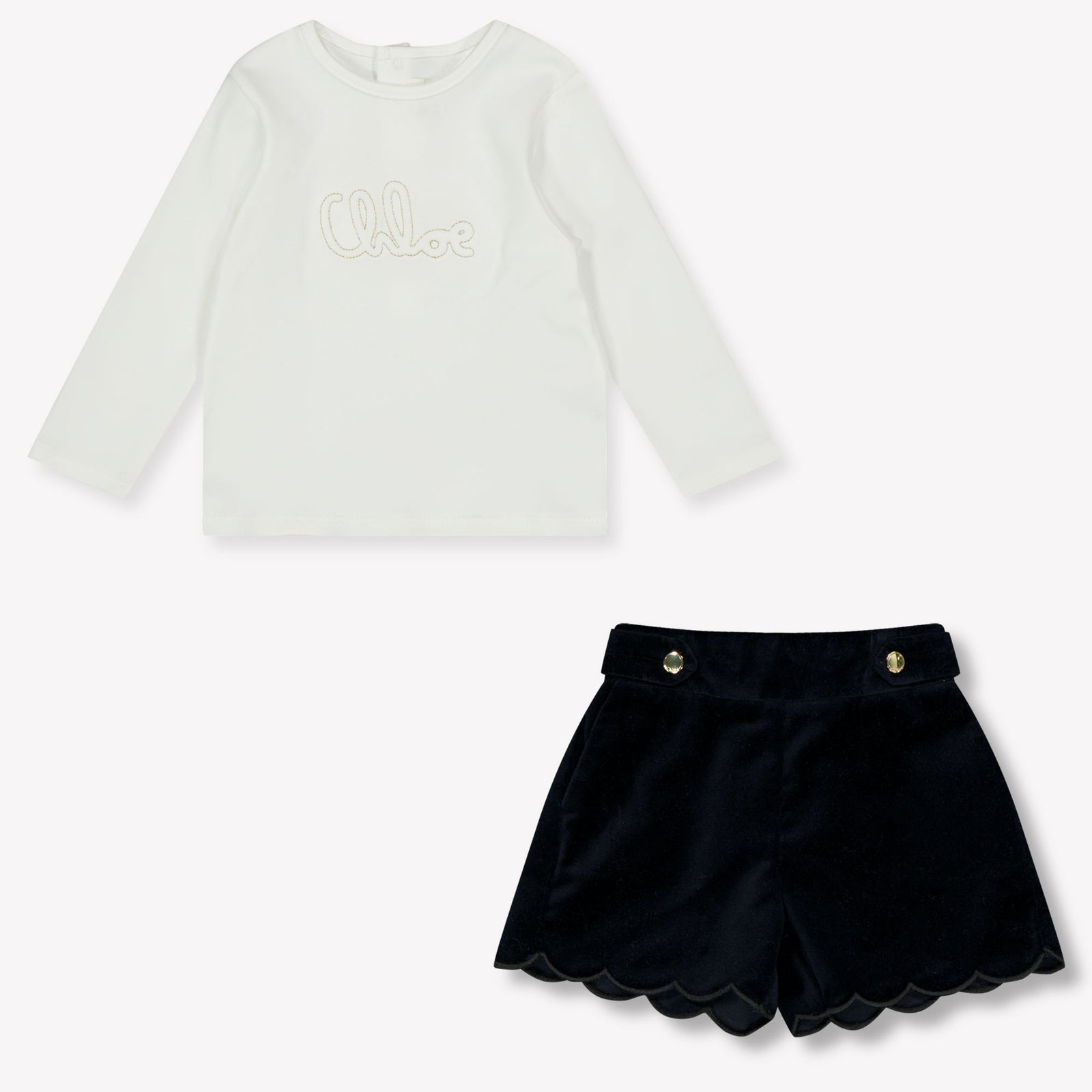 Chloe Baby Meisjes Setje In Navy