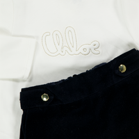 Chloe Baby Meisjes Setje In Navy