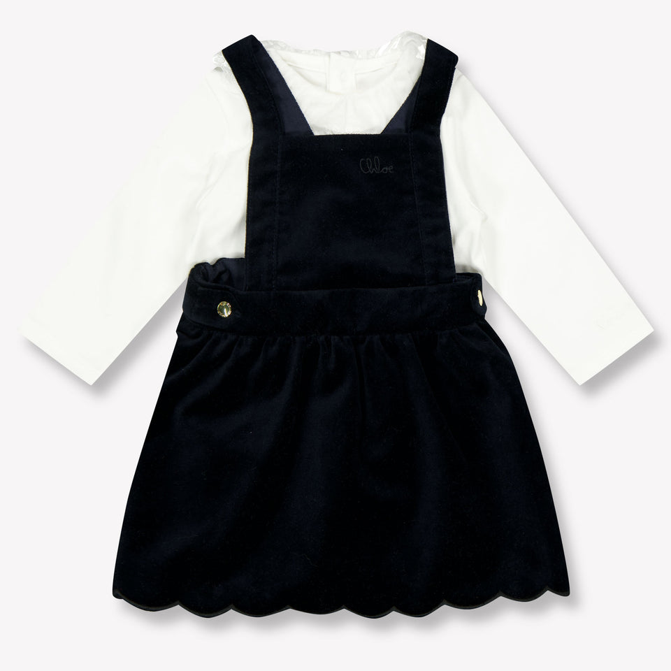 Chloe Baby Meisjes Setje In Navy