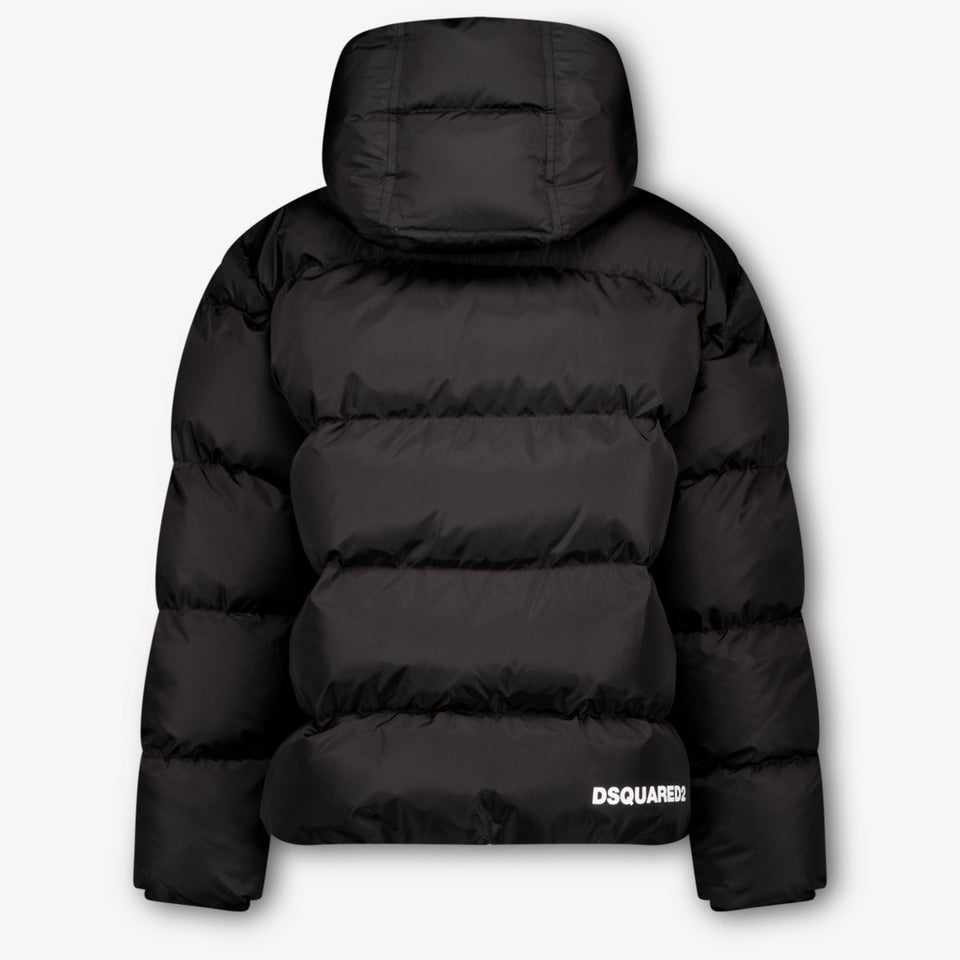 Dsquared2 Kinder Unisex Winterjas In Zwart