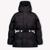 Dsquared2 Kinder Meisjes Winterjas In Zwart