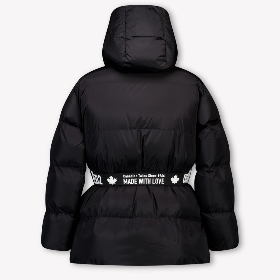 Dsquared2 Kinder Meisjes Winterjas In Zwart