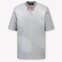 Dsquared2 Kinder Unisex T-Shirt In Licht Grijs
