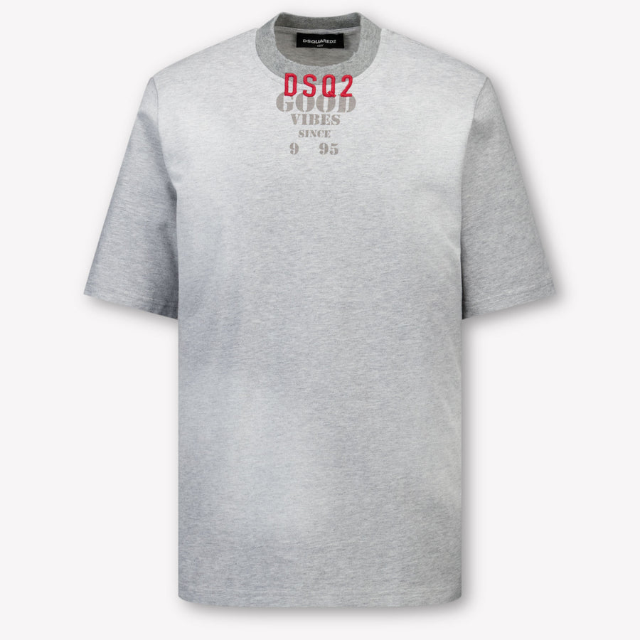 Dsquared2 Kinder Unisex T-Shirt In Licht Grijs