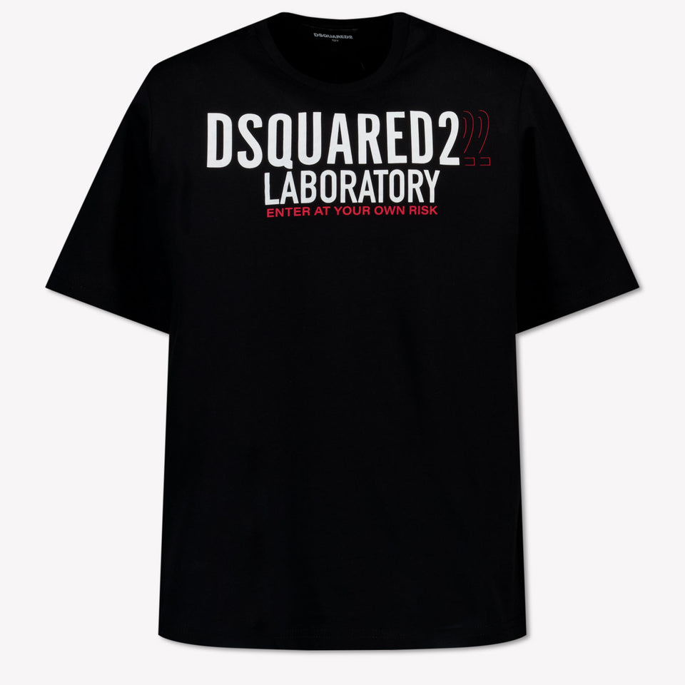 Dsquared2 Kinder Unisex T-Shirt In Zwart