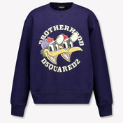Dsquared2 Kinder Unisex Trui In Navy