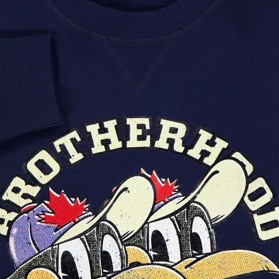 Dsquared2 Kinder Unisex Trui In Navy