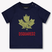 Dsquared2 Baby Unisex T-Shirt In Blauw