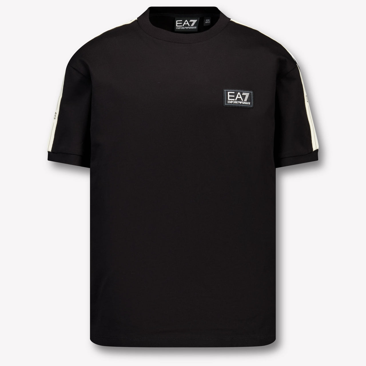 EA7 Kinder Jongens T-Shirt In Zwart