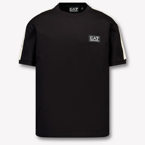 EA7 Kinder Jongens T-Shirt In Zwart