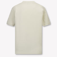 EA7 Kinder Jongens T-Shirt In Off White
