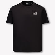 EA7 Kinder Jongens T-Shirt In Zwart
