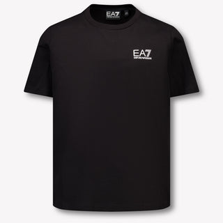 EA7 Kinder Jongens T-Shirt In Zwart