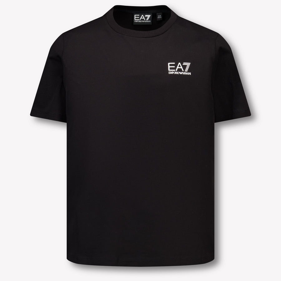 EA7 Kinder Jongens T-Shirt In Zwart