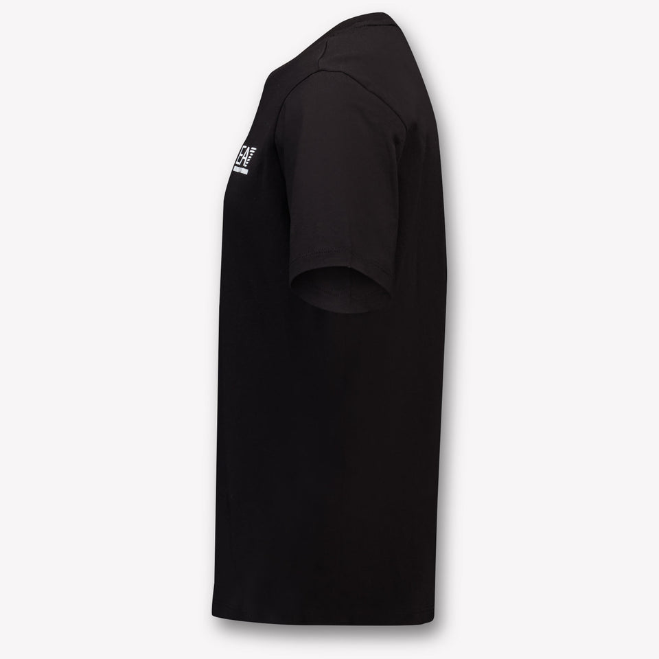 EA7 Kinder Jongens T-Shirt In Zwart