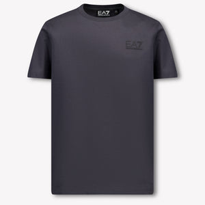 EA7 Kinder Jongens T-Shirt In Antraciet