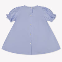 Fendi Baby Meisjes Jurk In Licht Blauw