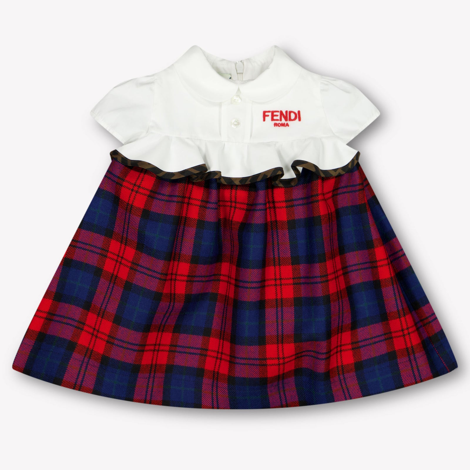 Fendi Baby Meisjes Jurk In Rood