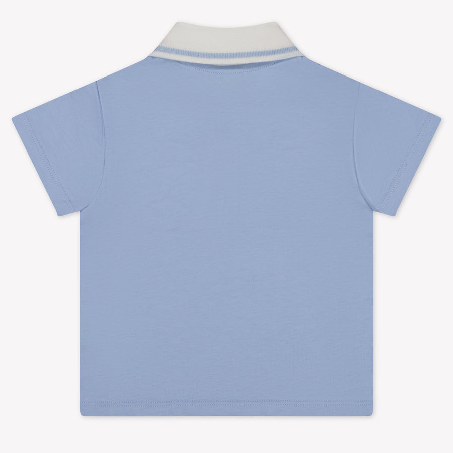 Fendi Baby Jongens Polo In Licht Blauw