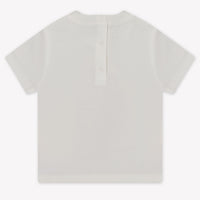 Fendi Baby Jongens T-Shirt In Wit