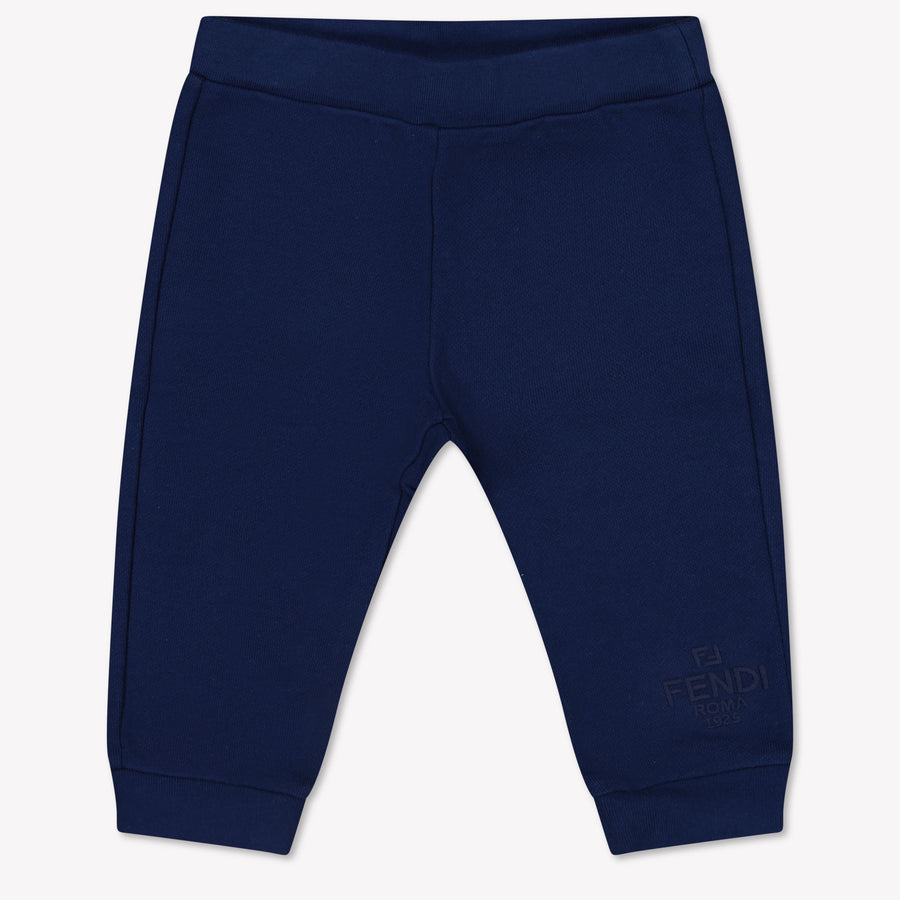 Fendi Baby Unisex Broek In Navy