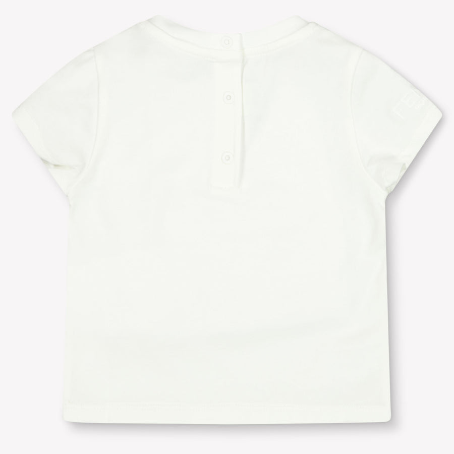Fendi Baby Unisex T-Shirt In Wit