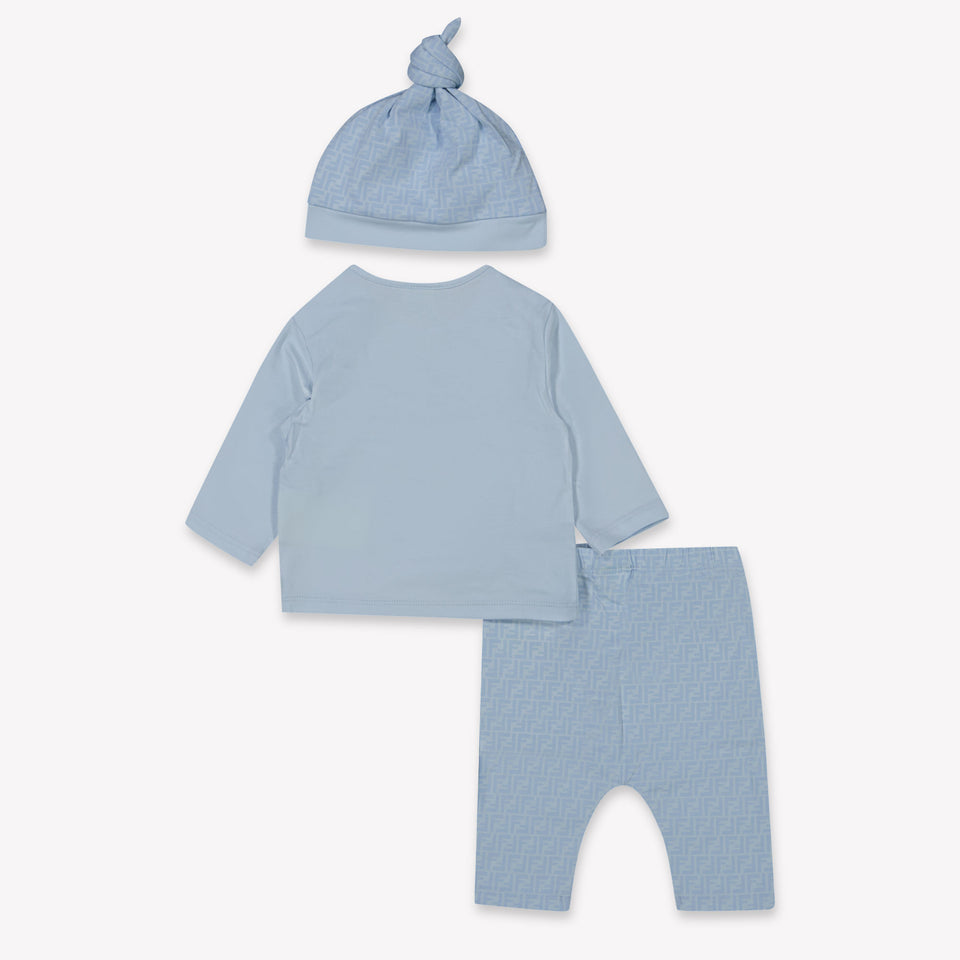 Fendi Baby Unisex Boxpakje In Licht Blauw