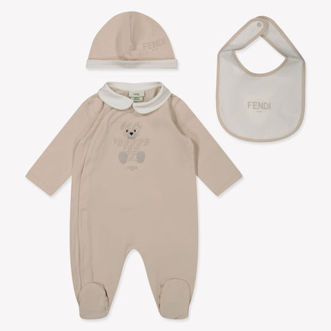 Fendi Baby Unisex Boxpakje In Beige