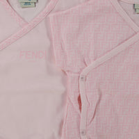 Fendi Baby Unisex Boxpakje In Licht Roze