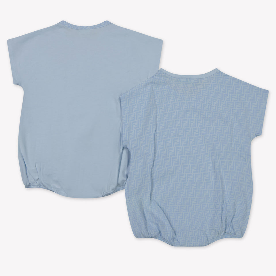 Fendi Baby Unisex Boxpakje In Licht Blauw