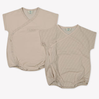 Fendi Baby Unisex Boxpakje In Beige