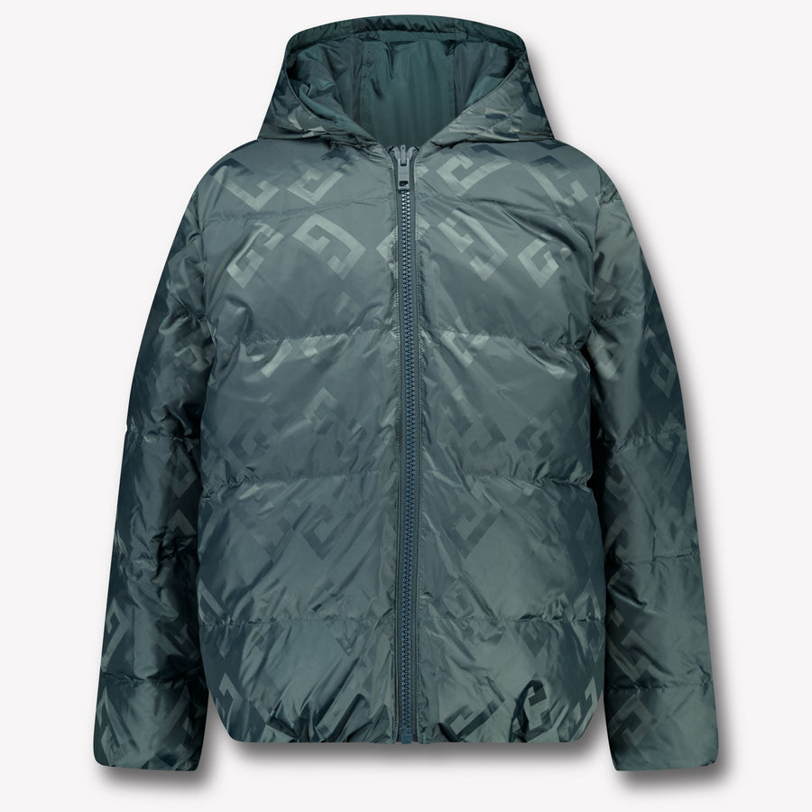 Givenchy Kinder Jongens Winterjas In Donker Groen