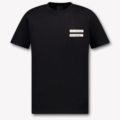 Givenchy Kinder Jongens T-Shirt In Zwart