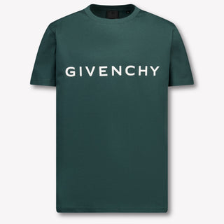 Givenchy Kinder Jongens T-Shirt In Donker Groen