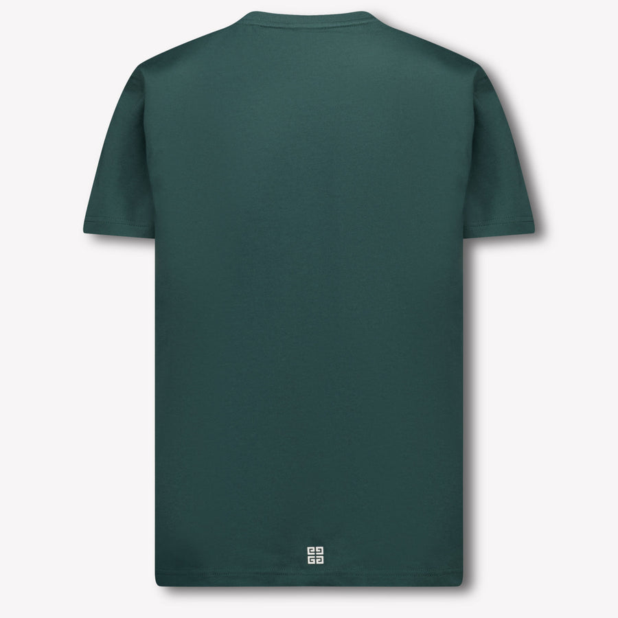 Givenchy Kinder Jongens T-Shirt In Donker Groen