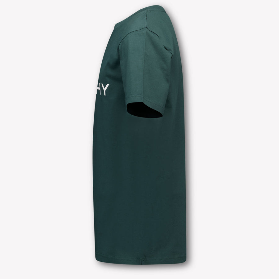 Givenchy Kinder Jongens T-Shirt In Donker Groen