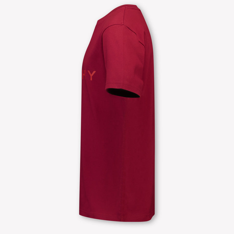 Givenchy Kinder Jongens T-Shirt In Bordeaux