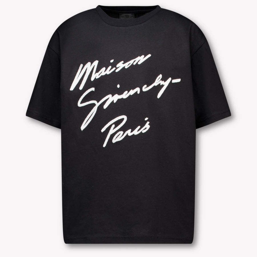 Givenchy Kinder Jongens T-Shirt In Zwart
