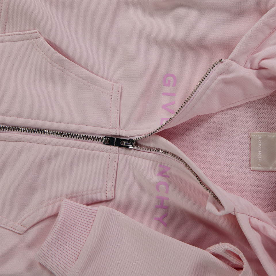 Givenchy Baby Meisjes Vest In Licht Roze