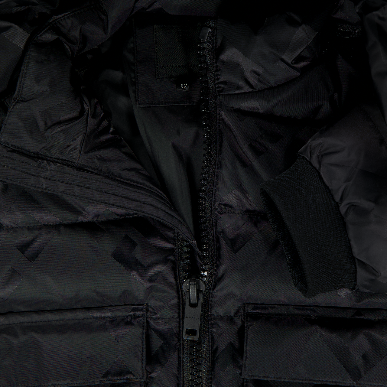 Givenchy Baby Unisex Winterjas In Zwart