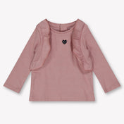 Guess Baby Meisjes T-Shirt In Oud Roze