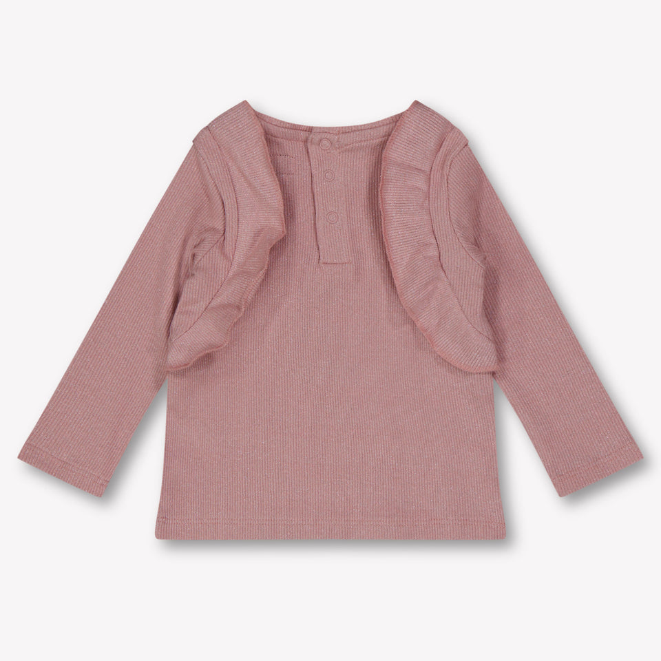 Guess Baby Meisjes T-Shirt In Oud Roze