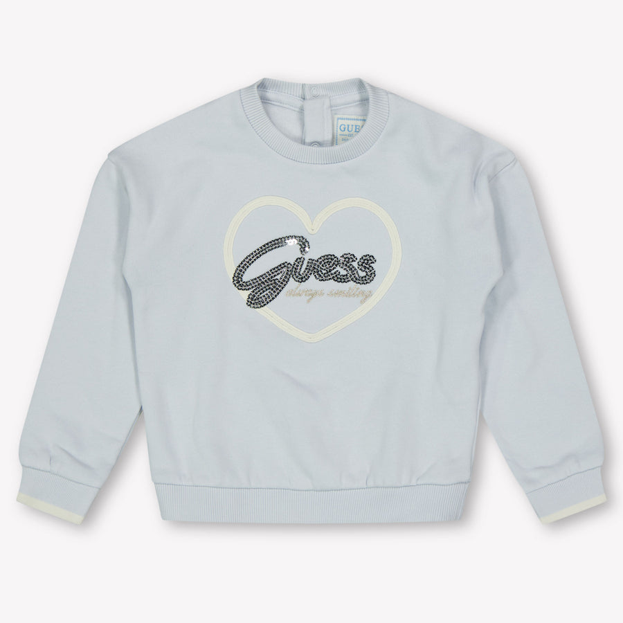 Guess Baby Meisjes Trui In Licht Blauw