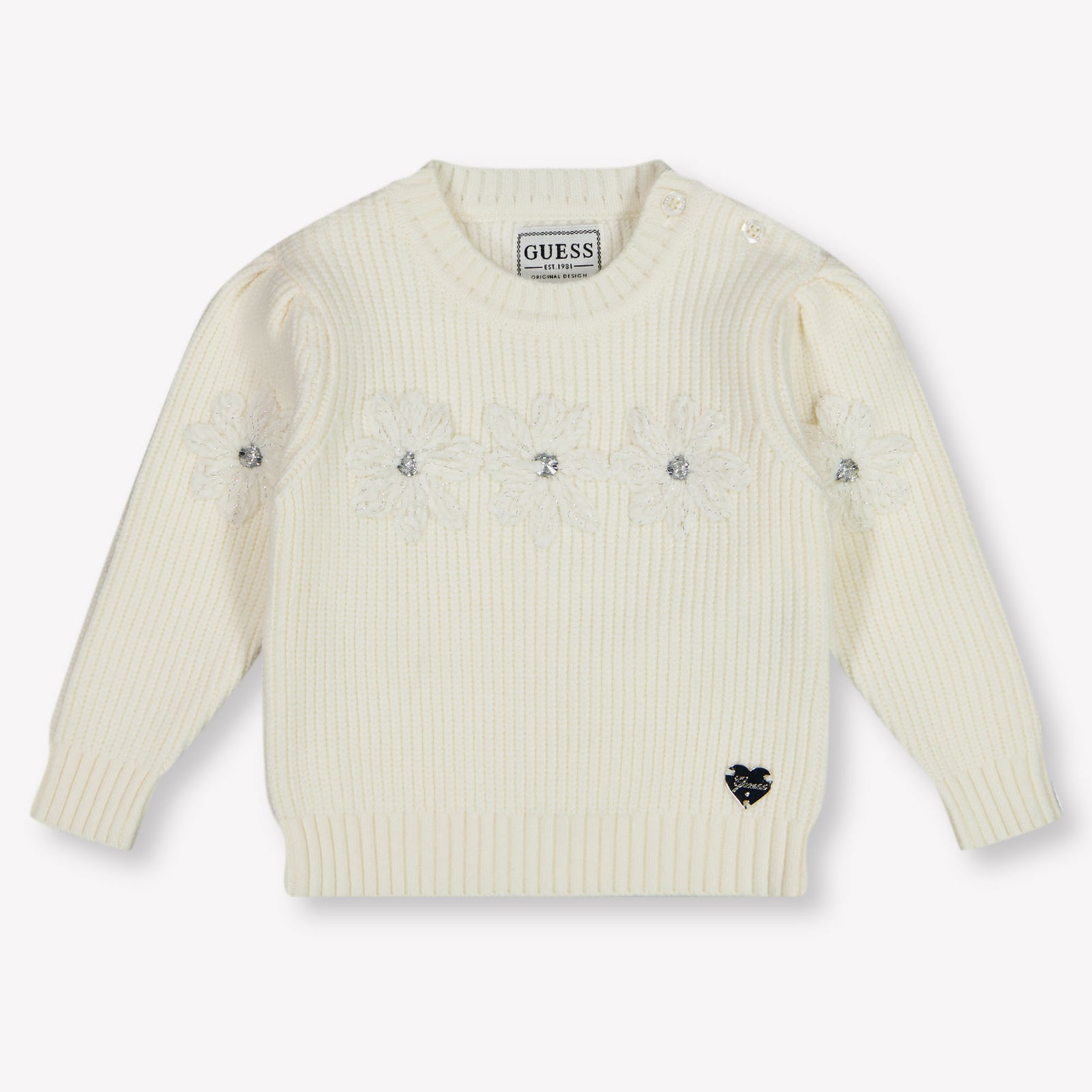 Guess Baby Meisjes Trui In Off White
