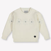 Guess Baby Meisjes Trui In Off White