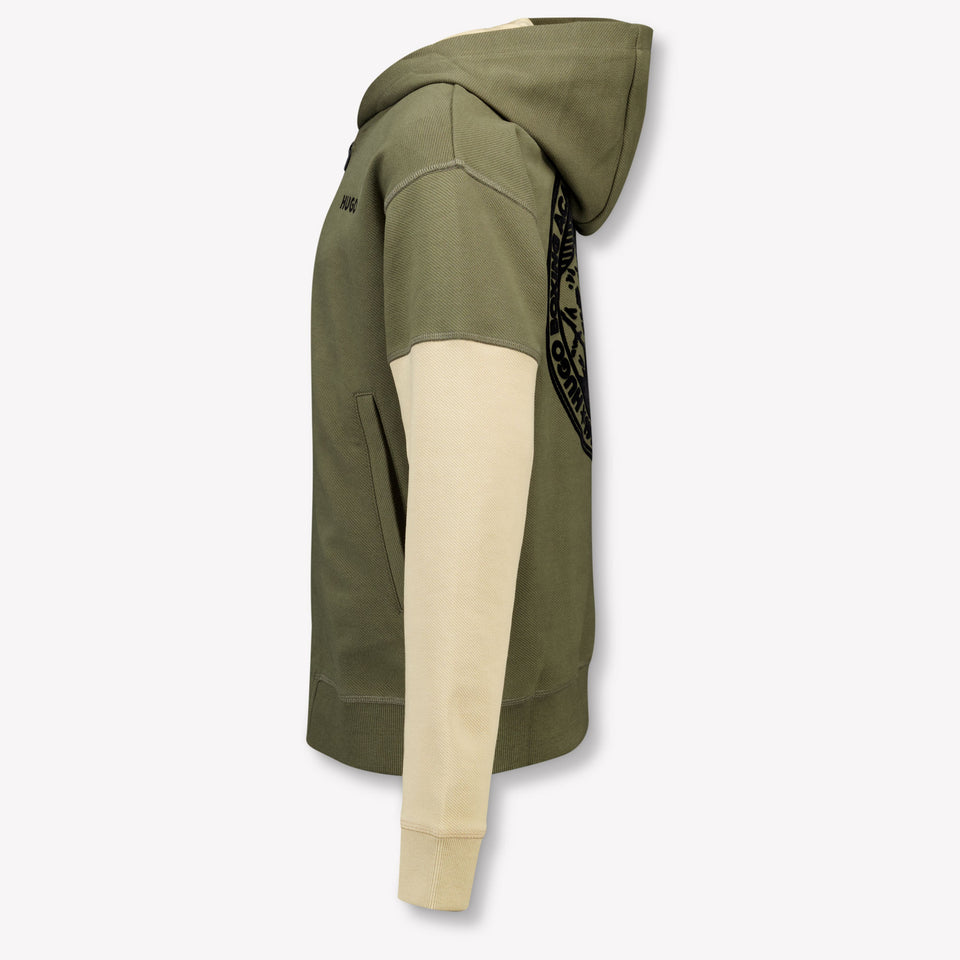 HUGO Kinder Jongens Vest In Army